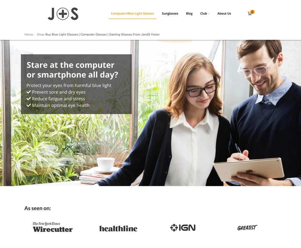 Best computer glasses brand online
