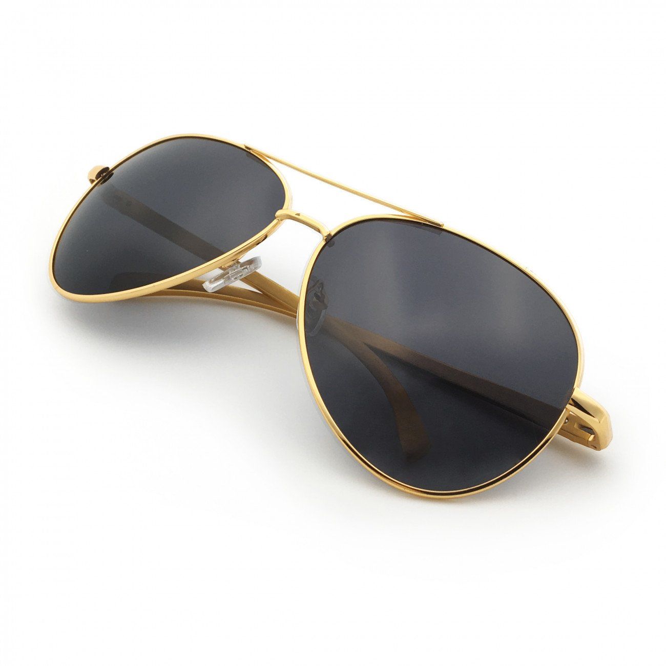J+S Ultra Sleek Sports Aviator Sunglasses, Polarized, 100% UV
