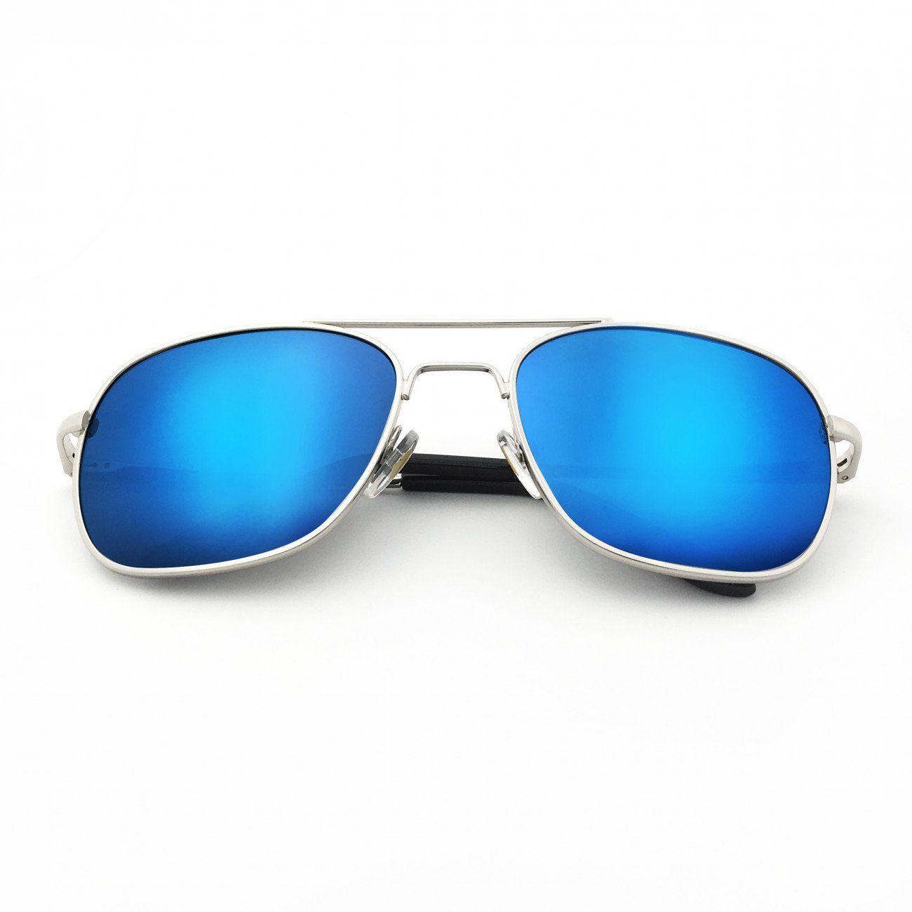 J+S Premium Military Style Classic Square Aviator Sunglasses, Polarized ...