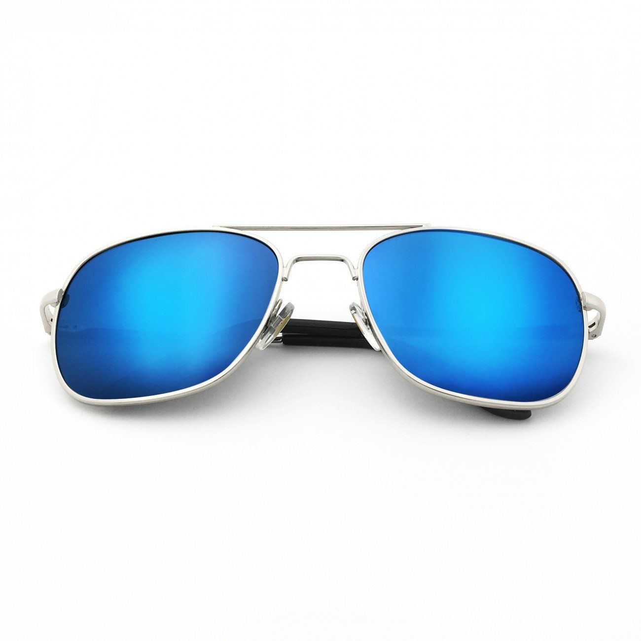 Square blue sunglasses