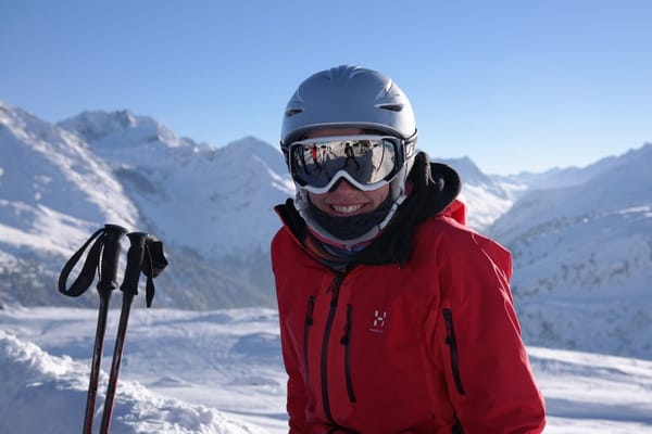 Wear some 100% UV protection goggles for snow glare prevention when you ski.